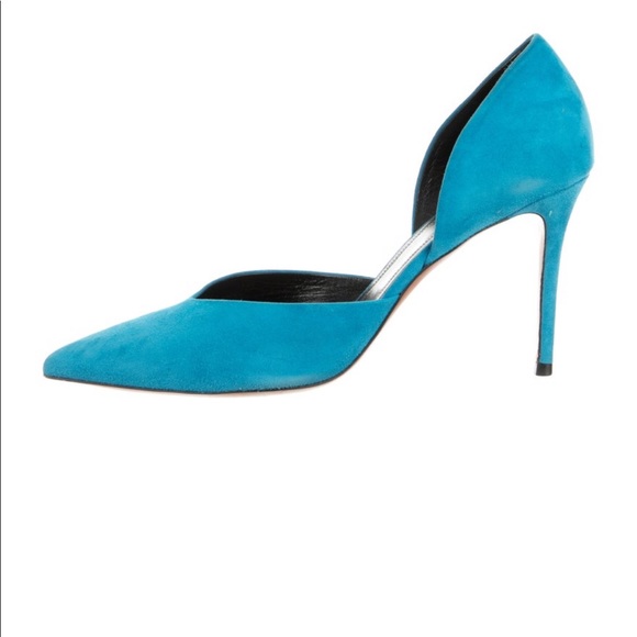 Celine Pointed Toe d-Orsay Pumps - Picture 2 of 4